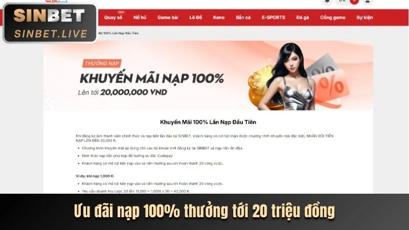 Thưởng chào mừng bongvip 25